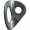 Chapa Petzl Coeur - acero inox -