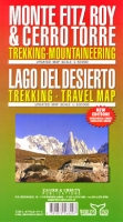 Mapa Fitz Roy, Cerro Torre y Lago del Desierto - Zagier & Urruty