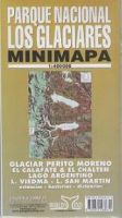 Mapa Parque Nacional Los Glaciares Mini - Zagier & Urruty