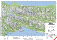 Mapa Ushuaia y alrededores - Aoneker