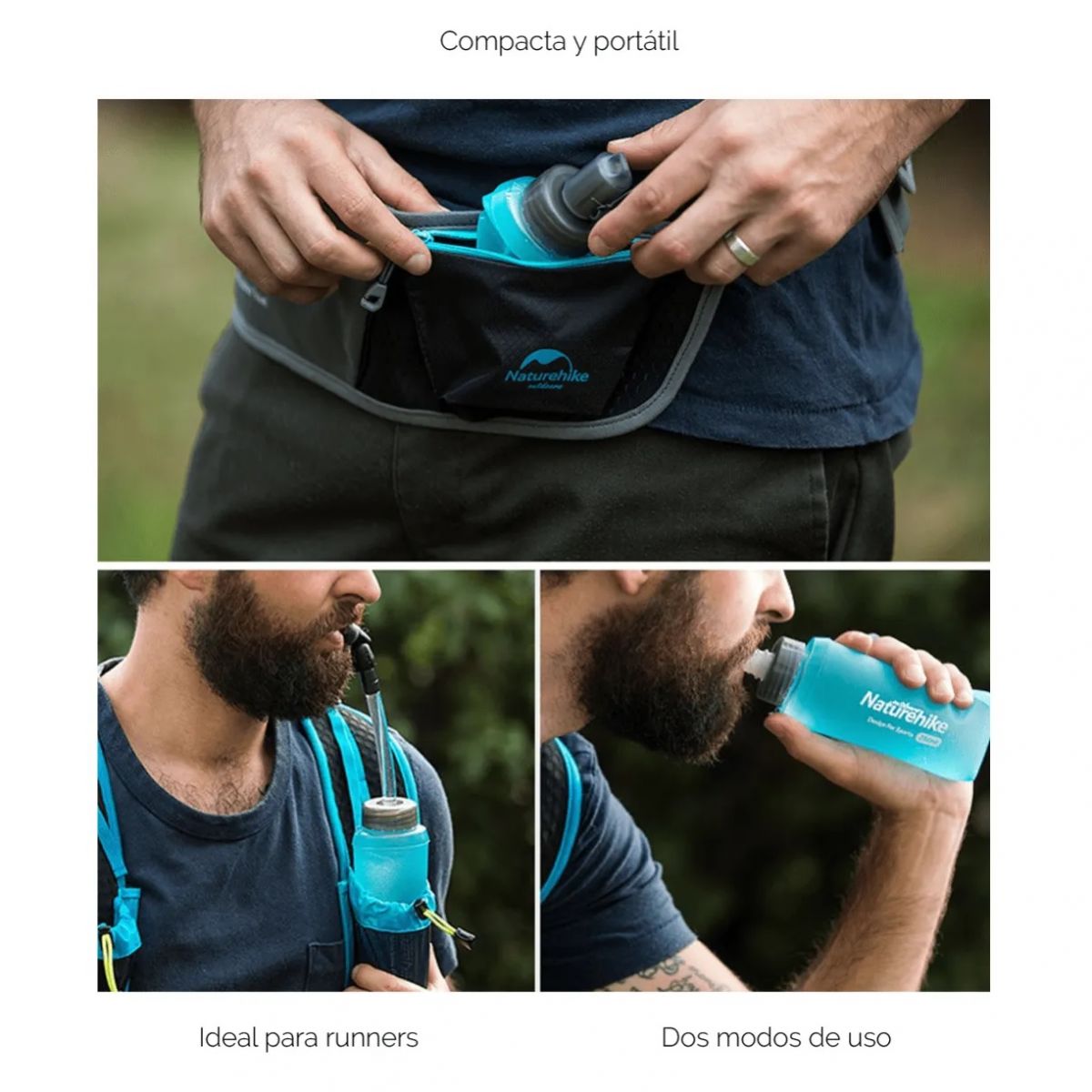 [ELIMINADO] Naturehike Botella flexible deportiva 280 ml