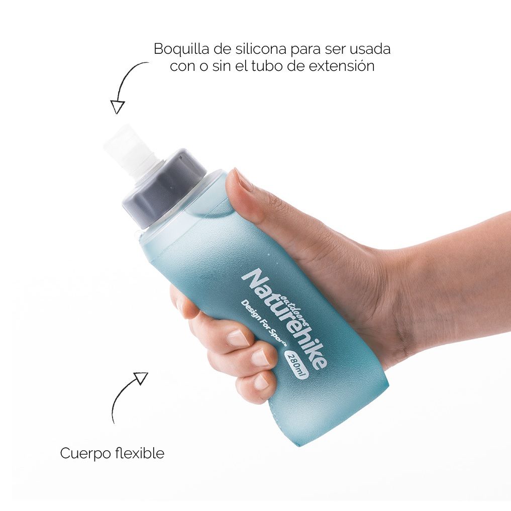 [ELIMINADO] Naturehike Botella flexible deportiva 280 ml