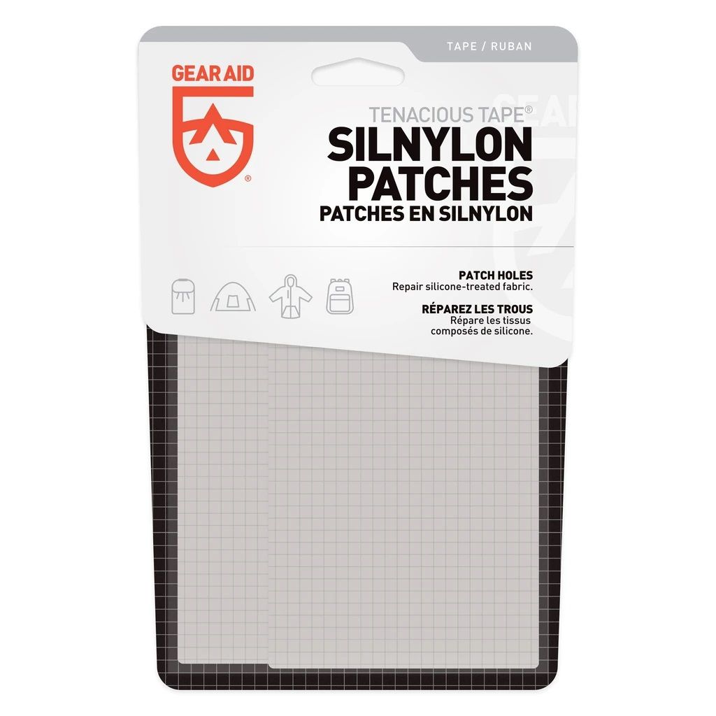 Gear Aid Tenacious Tape Silnylon Patches Parche con Pegamento 7,5X12,5cm