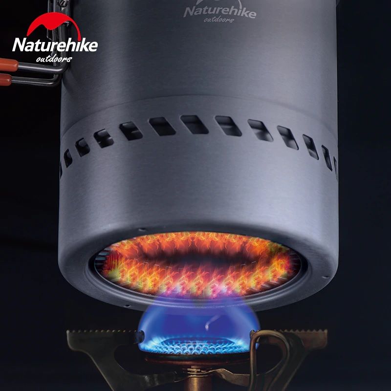 Naturehike Cacerola de aluminio con difusor 1.5 LT