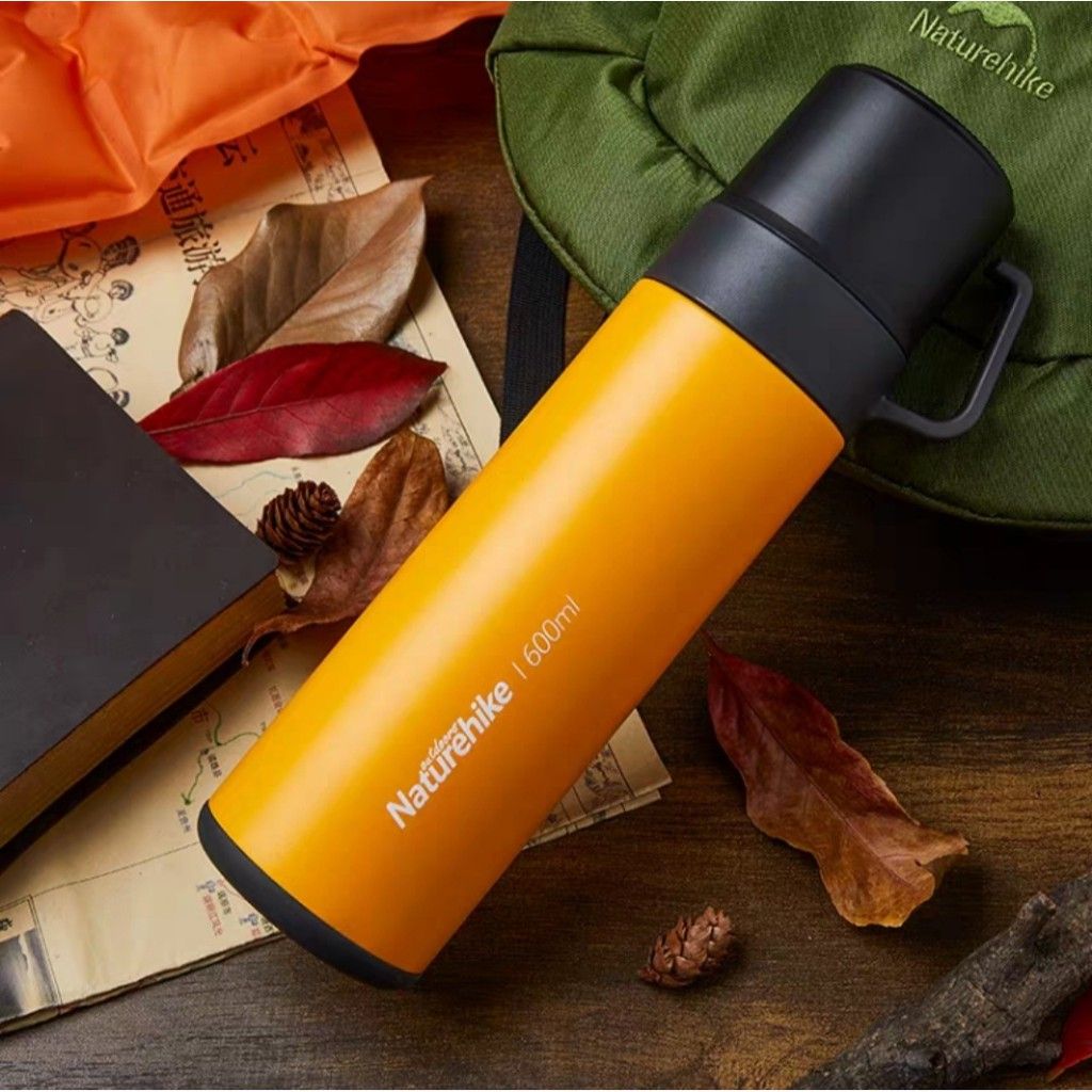 Naturehike Termo con aislación al vacío 20 hs. Tapa doble 600 ml