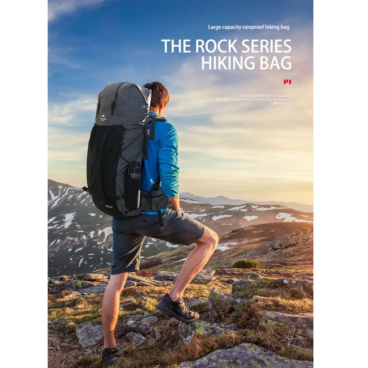 Naturehike Rock 60L+5L Ultraliviana - Naka Outdoors - Tienda de escalada