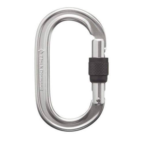 Black Diamond Oval Keylock Screwgate