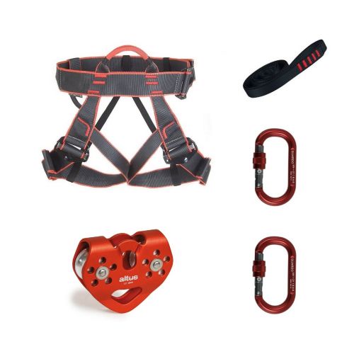 Kit para tirolesa de cuerda