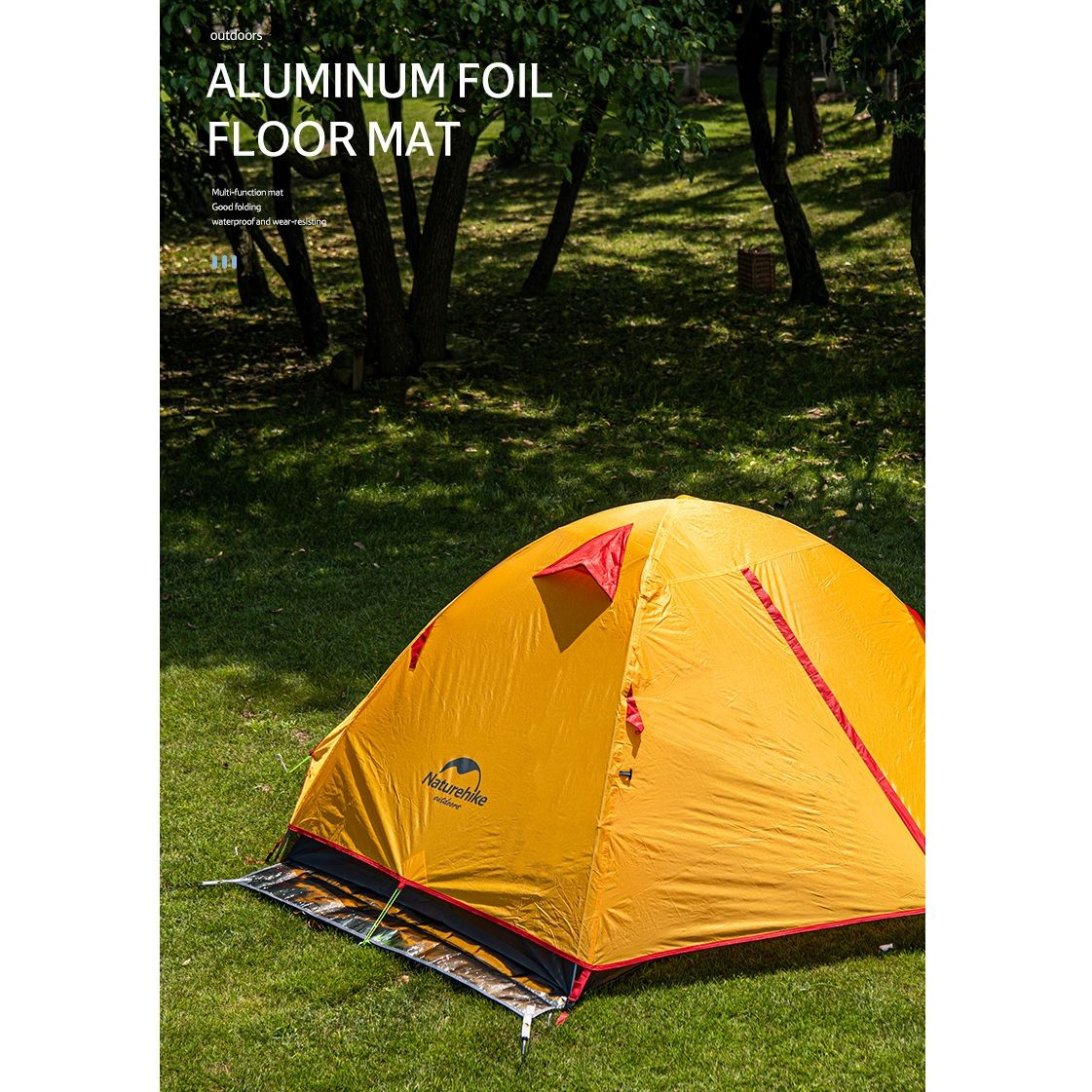 Naturehike 20-FCD Manta para Picnic Aluminizada M 160X200cm