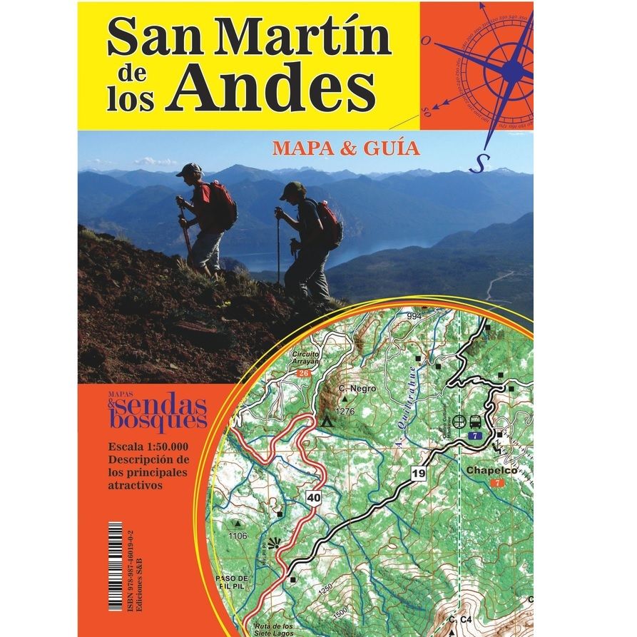 Sendas y Bosques - Mapa y Guía San Martín de los Andes 1:50.000 - Naka  Outdoors - Tienda de escalada