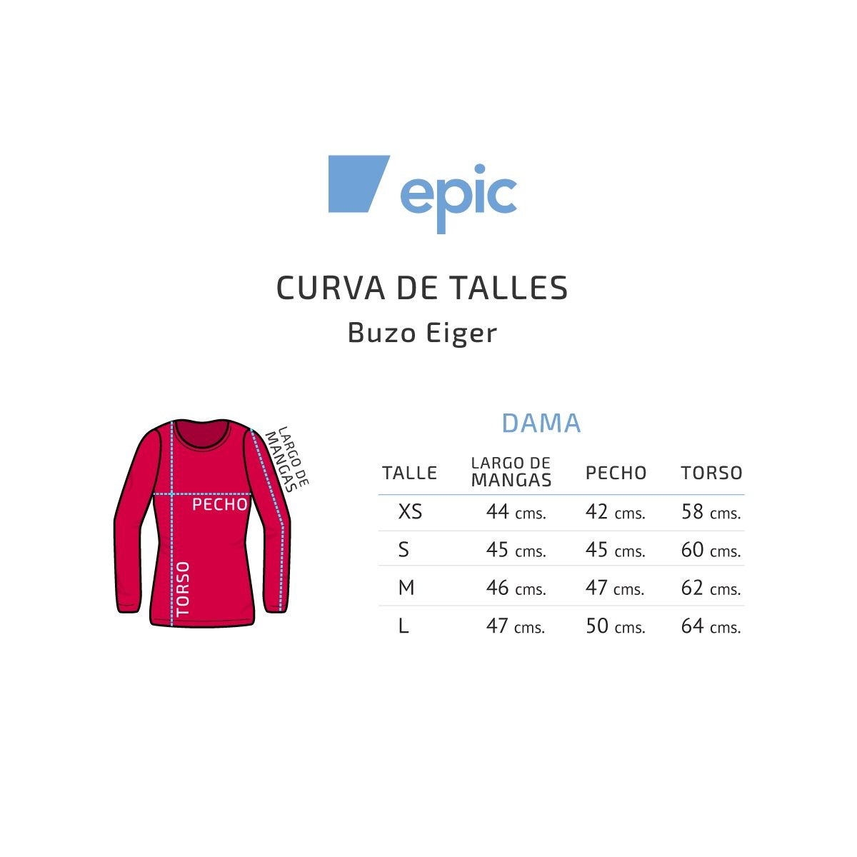 Epic Micropolar Buzo Eiger 2 Half Zip Dama