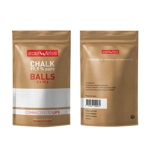 Magnesio Edelweiss 4 bolas x 35grs Pack Eco