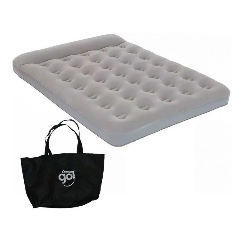 Coleman Colchón Inflable Go! Doble con Inflador de pie integrado