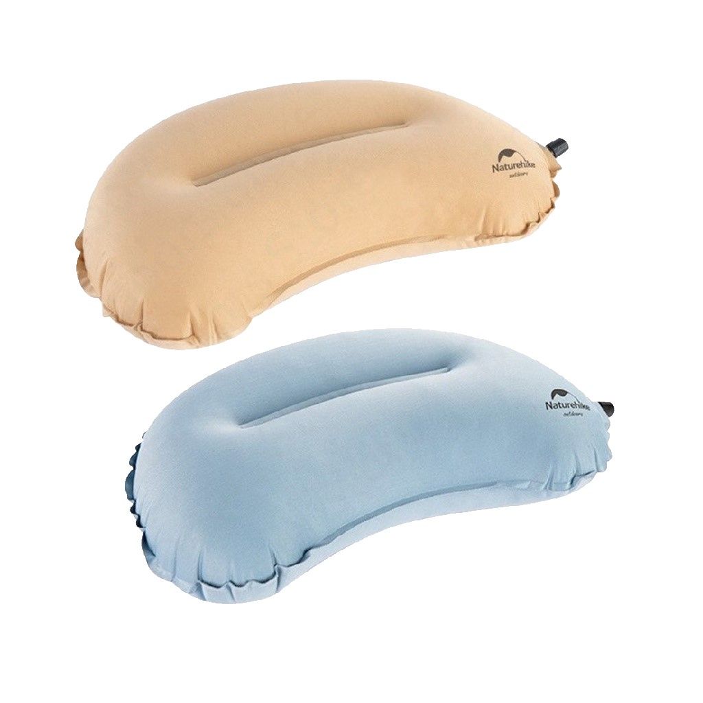 Naturehike-almohada inflable 3D ultraligera, almohada hinchable portátil  para dormir, almohada hinchable para viaje, Hotel, Camping al aire libre