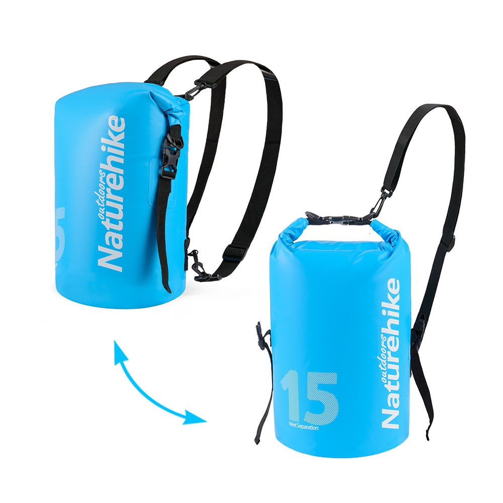[ELIMINADO] Naturehike Mochila Estanca con Separador de Ropa Mojada 15L