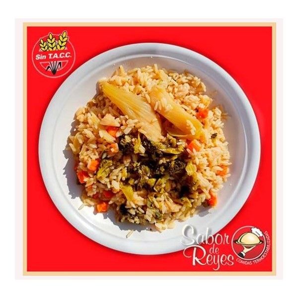 Panache de Verduras Vegano con arroz Libre de Gluten Apto para Celíacos