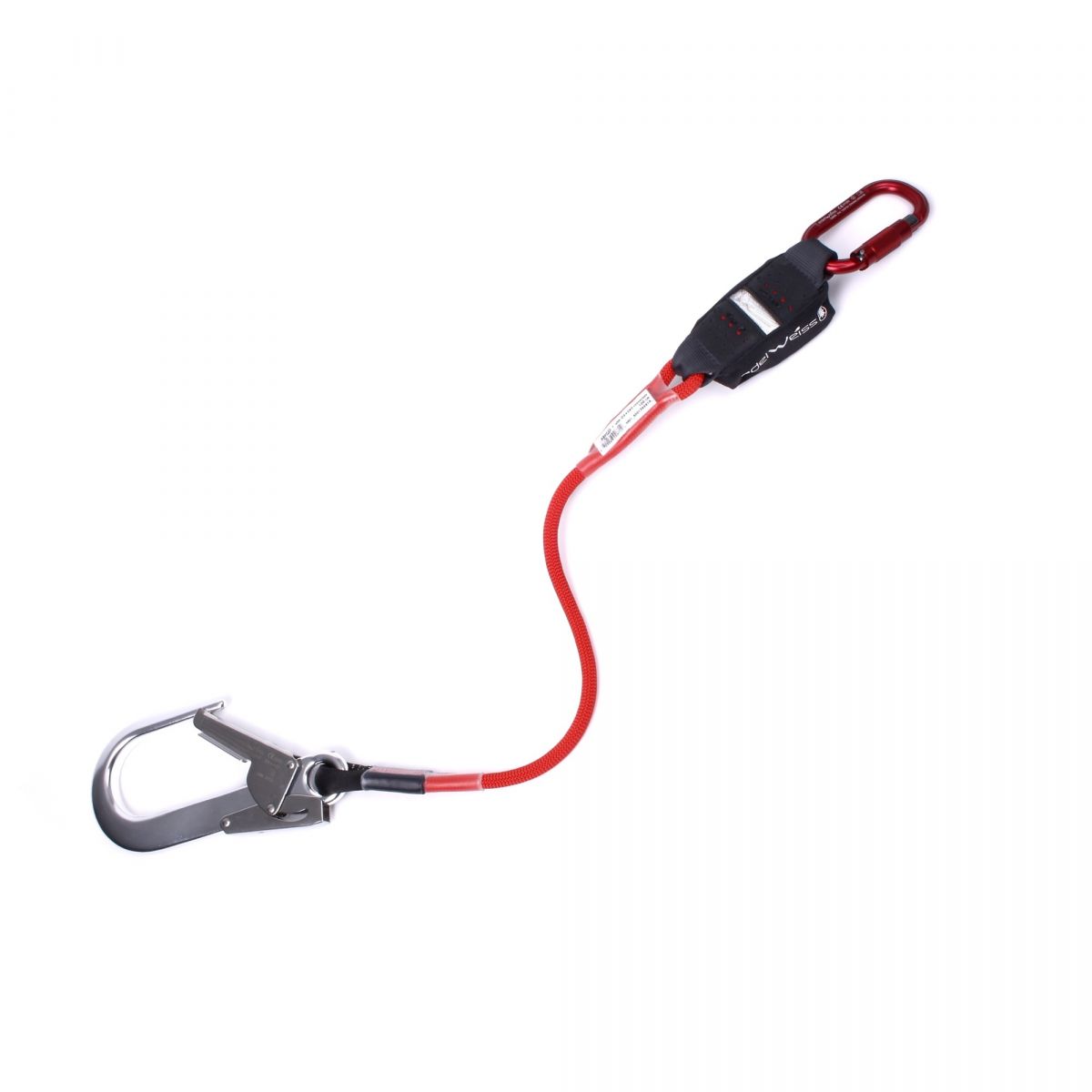 [ELIMINADO] Edelweiss Absorb I Lanyard 100cm- con absorbedor + mosqueton de 60cm + oval