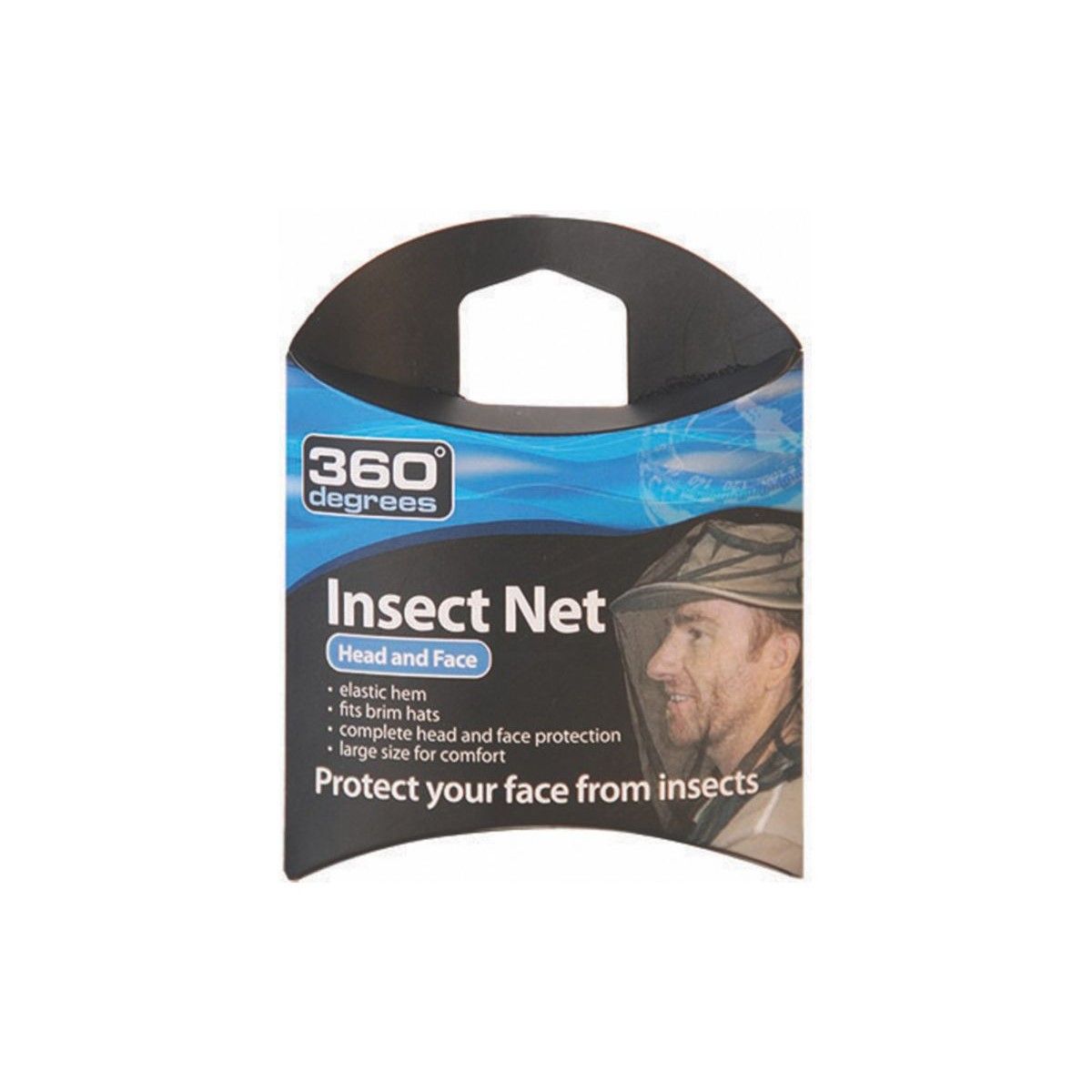 360 Degrees Insect Net Mosquitero para cabeza y cara
