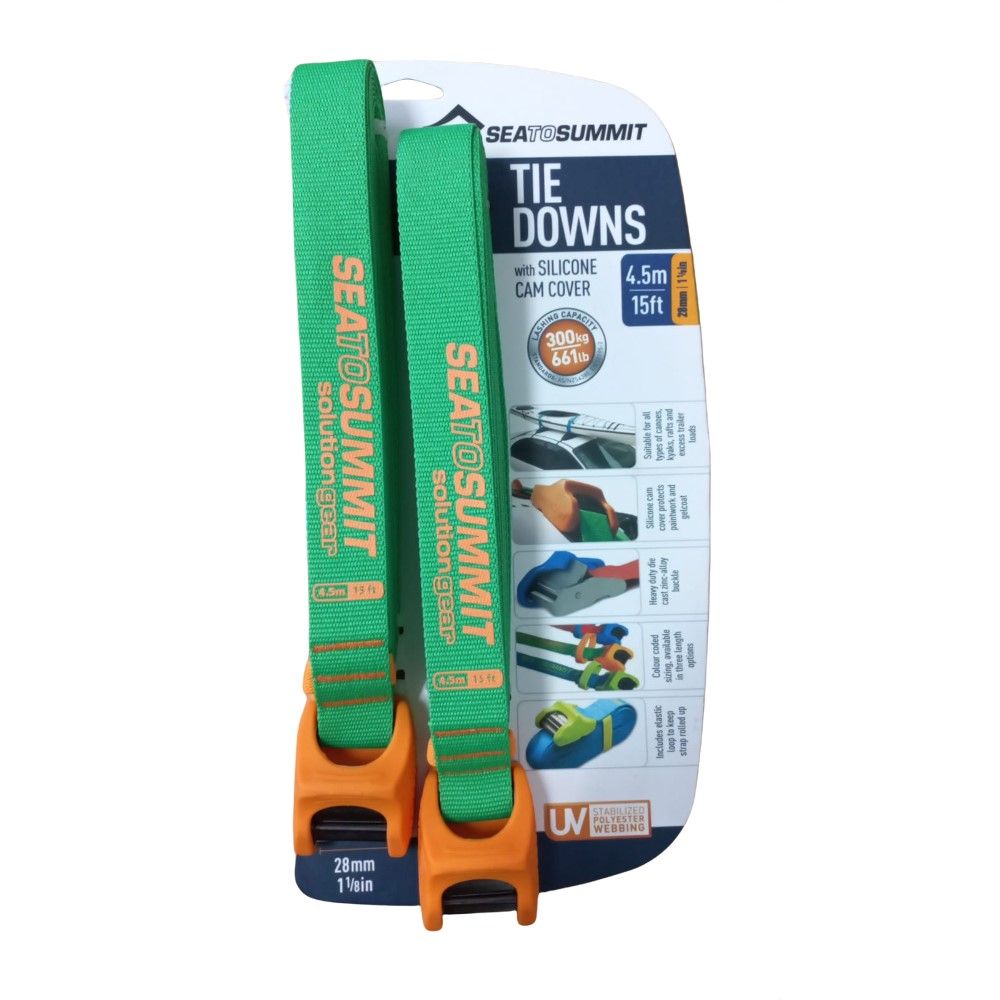 Sea to Summit Tie Down with Silicone Cover Correas Ajustables 2 x 4,5m