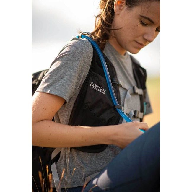 Tubo Isolado CamelBak Crux - Hidratação Manga Térmica Cinza/Azul