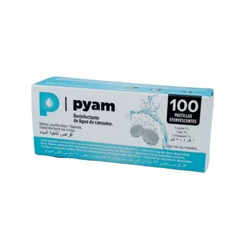 2 Potes X 220 Pastillas Potabilizadoras Para Agua Pyam