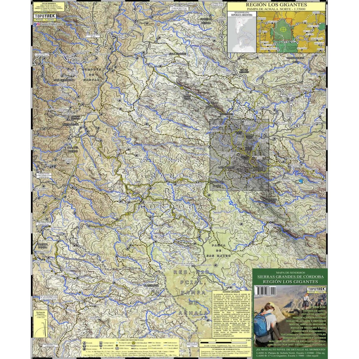 TopoTrek Sierras Grandes de Córdoba Los Gigantes