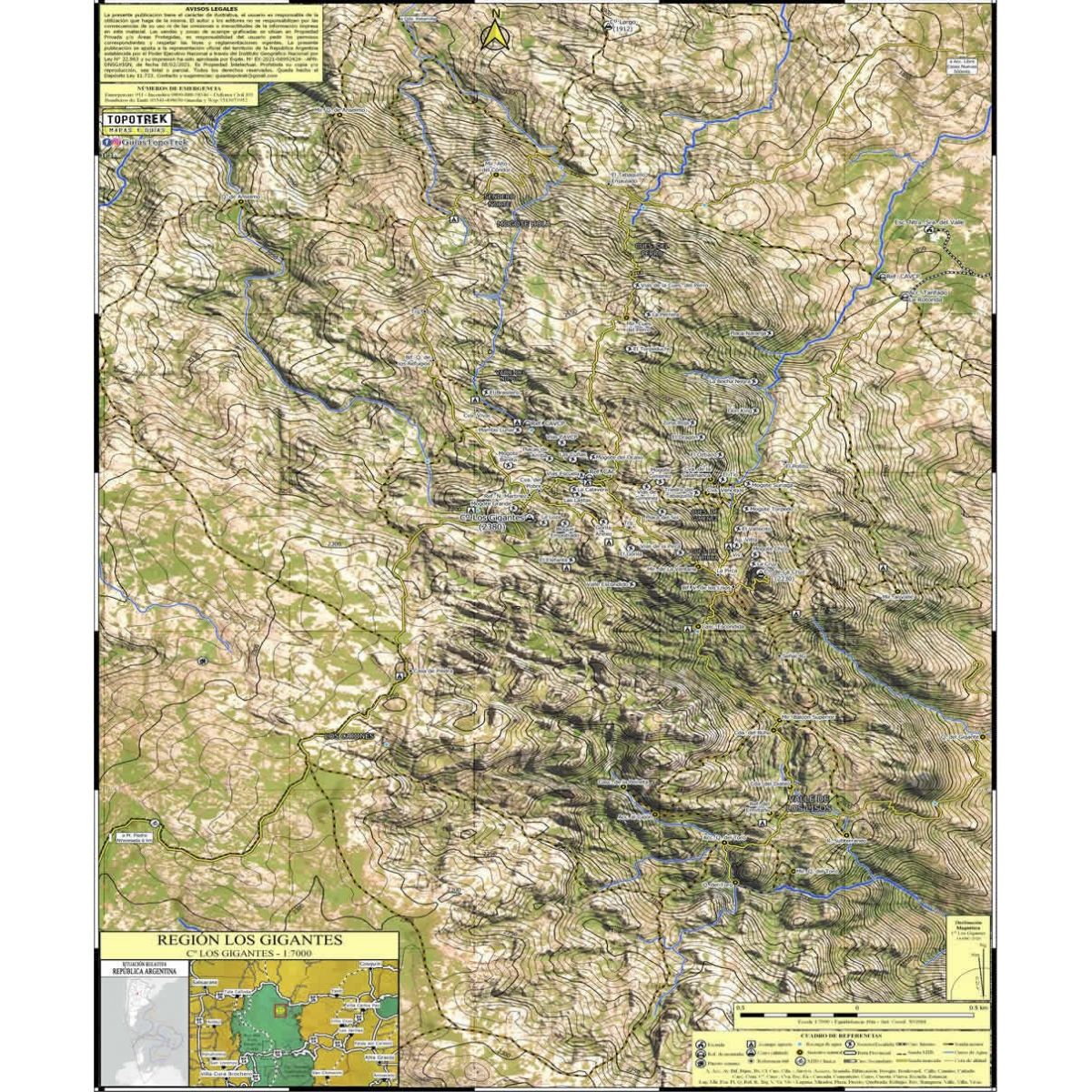 TopoTrek Sierras Grandes de Córdoba Los Gigantes