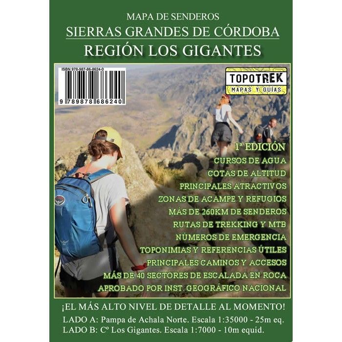 TopoTrek Sierras Grandes de Córdoba Los Gigantes