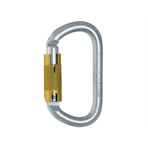 Singing Rock Mosquetón Oval de Acero Triple Lock