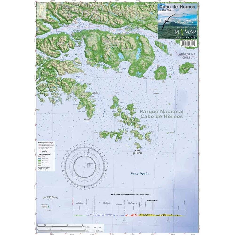 Mapa Pixmap Cabo de Hornos 1:400.000