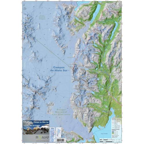 Mapa Pixmap Chaltén Y Campos de Hielo Sur