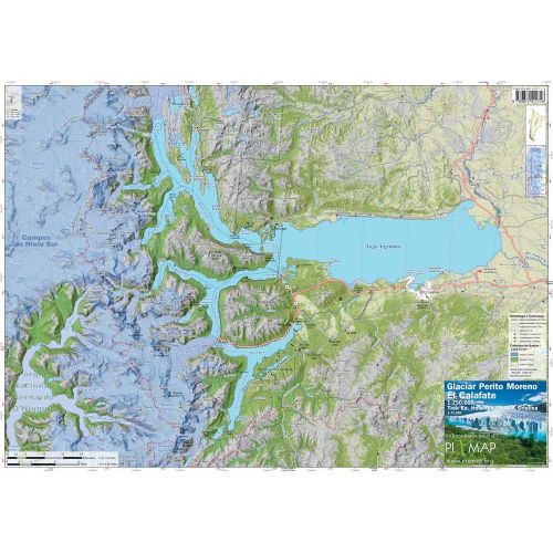 Mapa Pixmap Glaciar Perito Moreno - El Calafate
