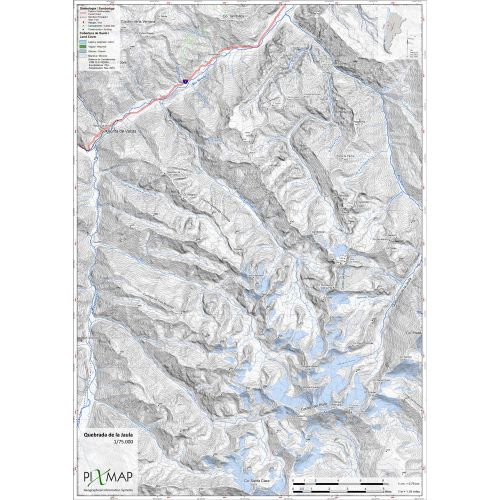 Mapa Pixmap Macizo de la Jaula 1: 75.000