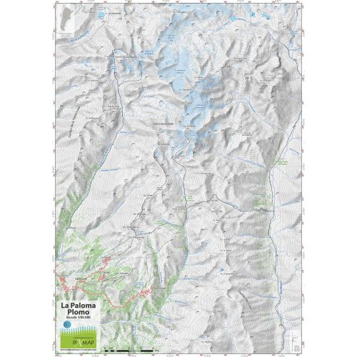 Mapa Pixmap La Paloma - El Plomo