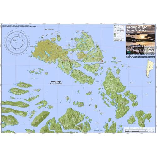 Mapa Pixmap Archipiélago de las Guaitecas 1:125.000