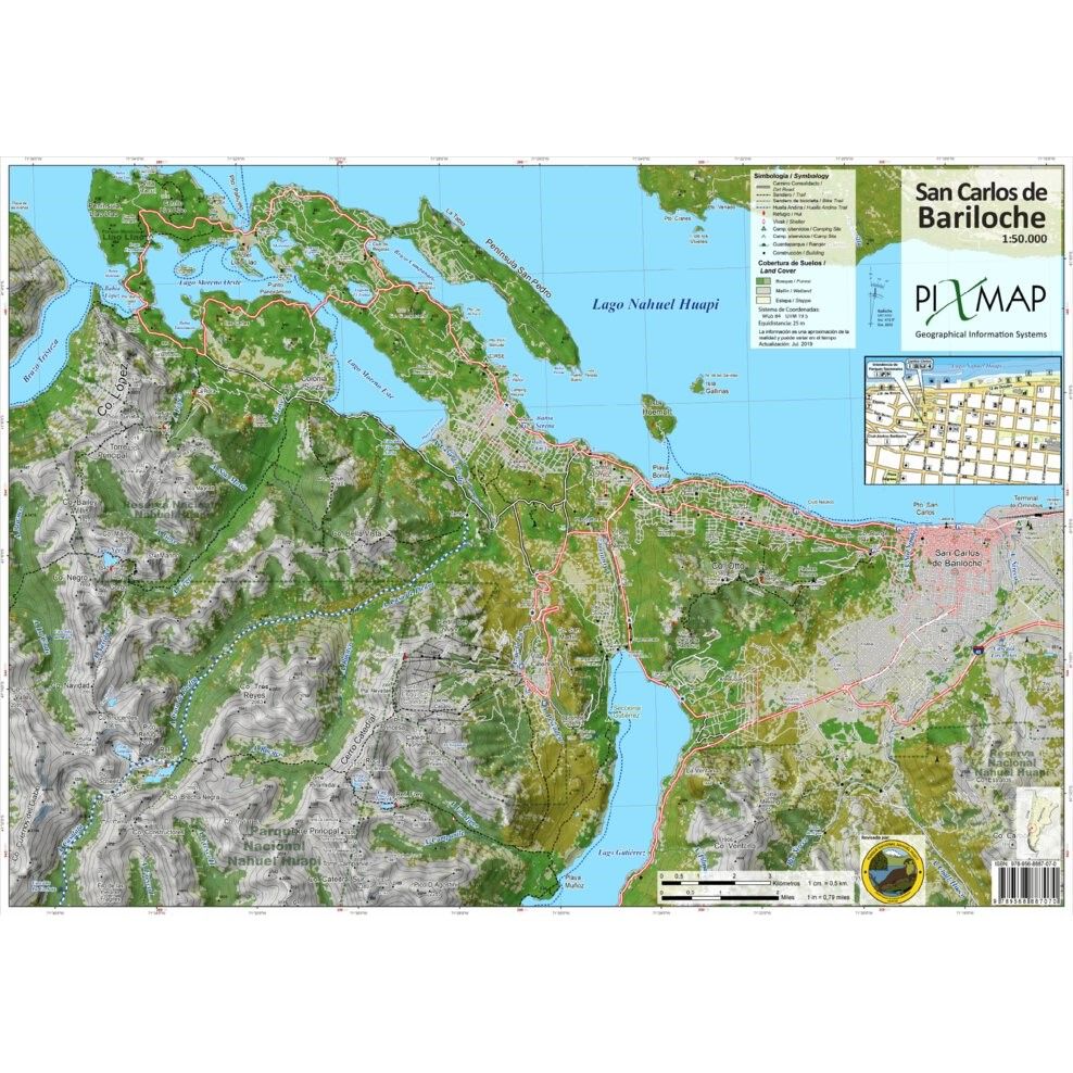 Mapa Pixmap San Carlos de Bariloche