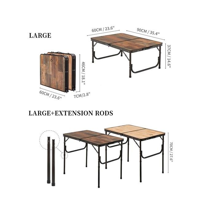 Mesa Plegable de Aluminio Large - Naturehike Argentina