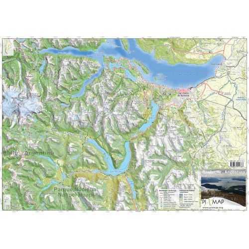 Mapa Pixmap Bariloche y Angostura