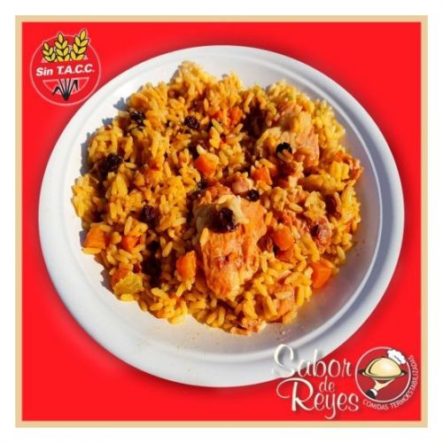 Pollo con arroz a la griega Libre de Gluten