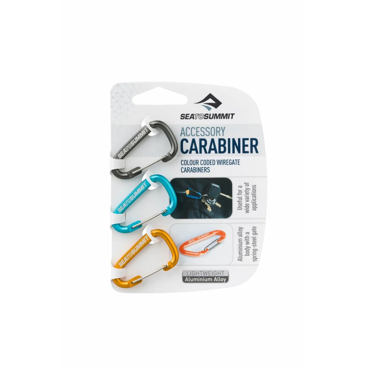 Sea To Summit Accessory Carabiner Set de 3 Mosquetones
