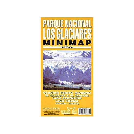 Mapa Parque Nacional Los Glaciares Mini - Zagier & Urruty
