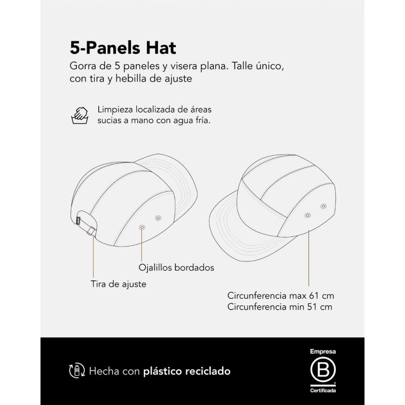 Martha Zorro Colorado 5-panels hat