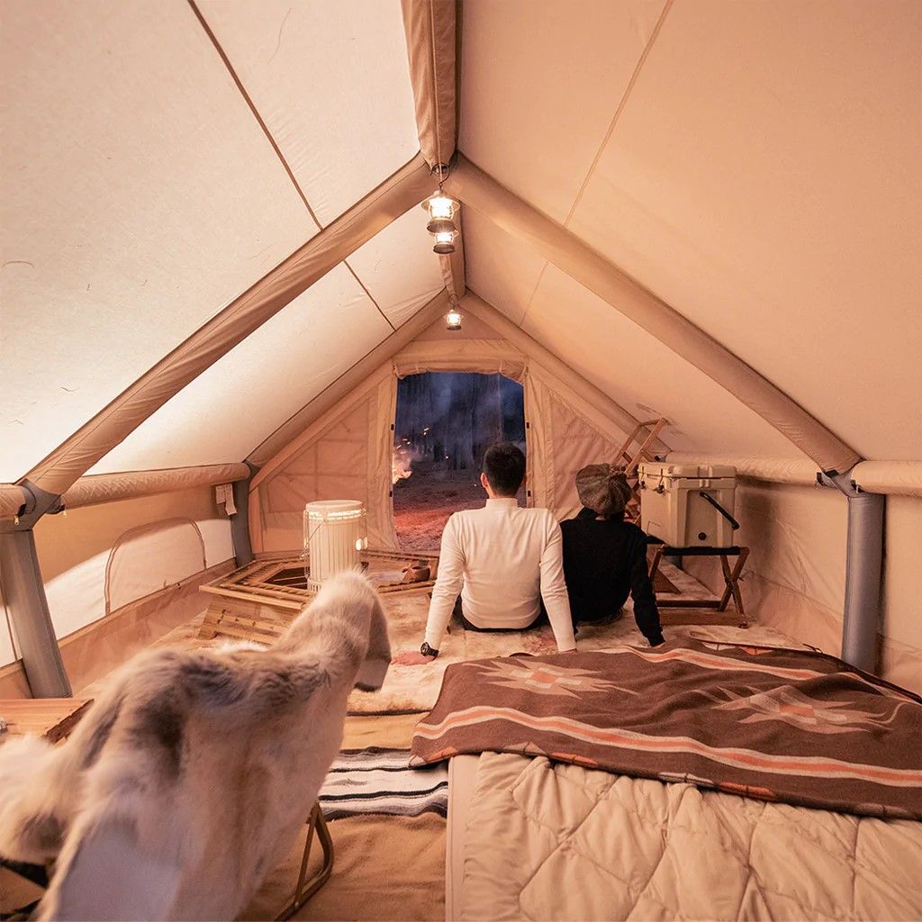 Naturehike Air 12.0 Cotton Inflable Glamping 4 Personas