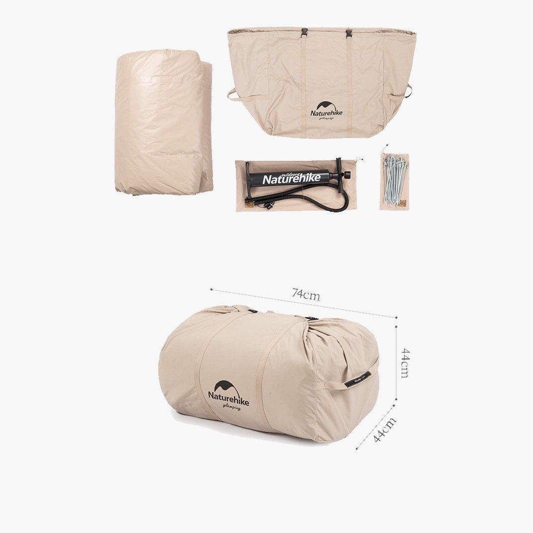 Naturehike Air 12.0 Cotton Inflable Glamping 4 Personas