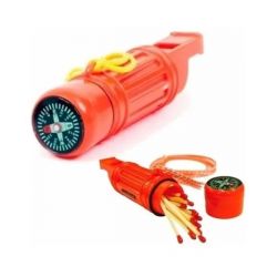 Waterdog Brújula Estanca Supervivencia con Silbato H5-1