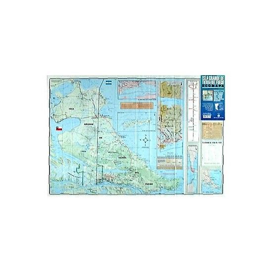 Mapa Isla Grande de Tierra del Fuego - Zagier & Urruty