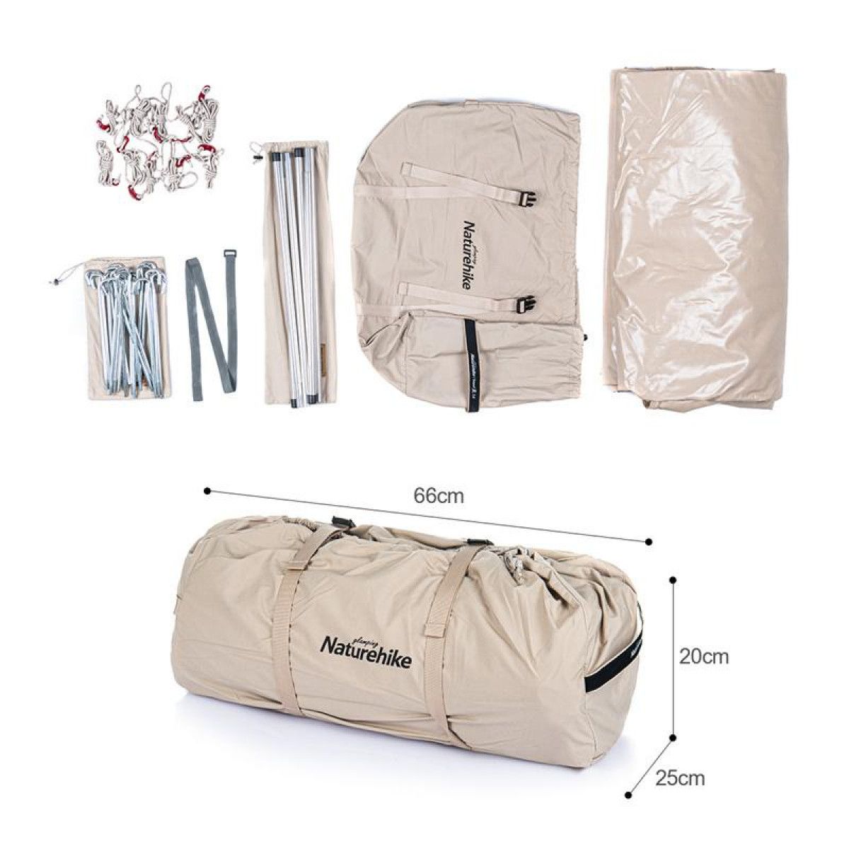 Naturehike Extend 5.6 Cotton Carpa Glamping 2-3 Personas