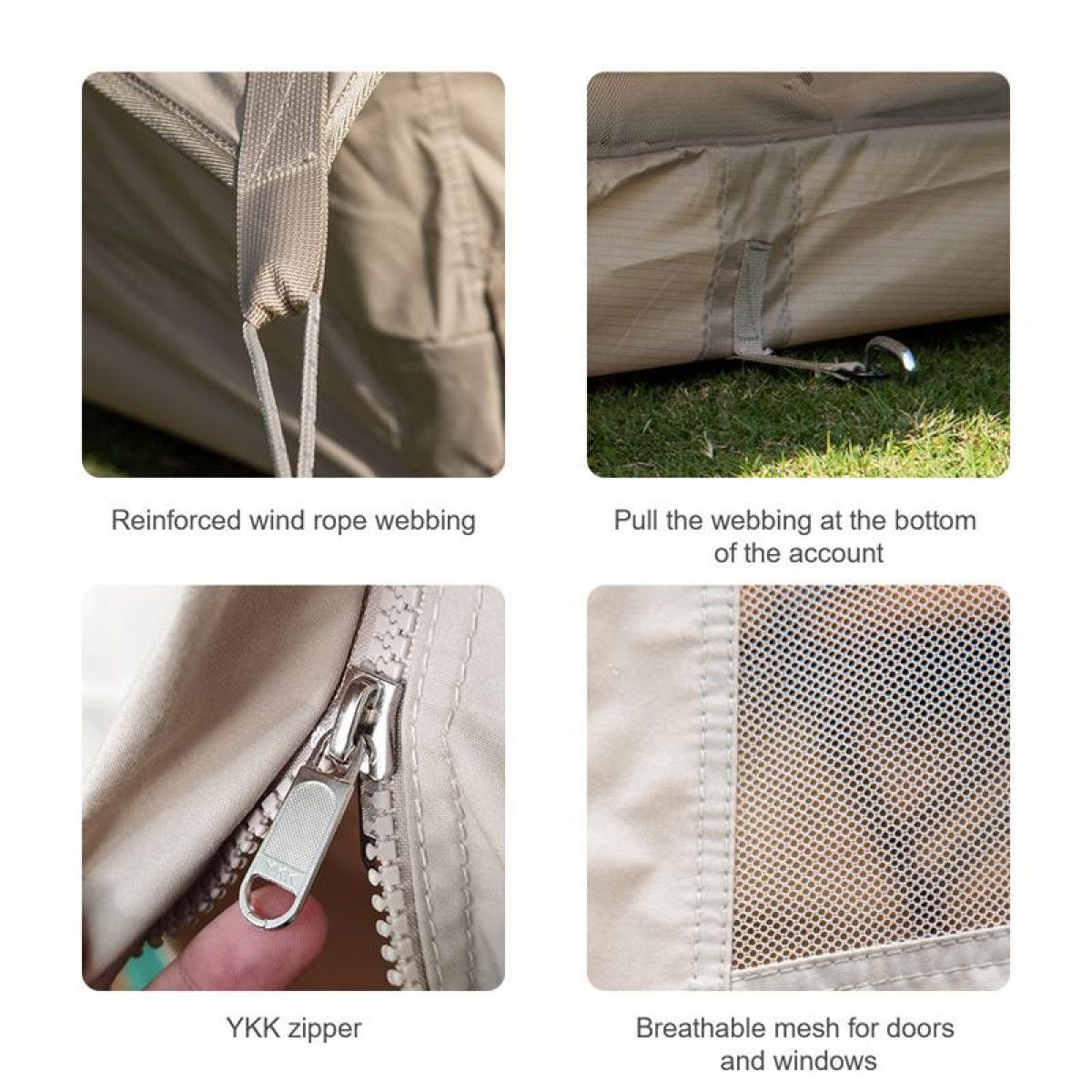 Naturehike Extend 5.6 Cotton Carpa Glamping 2-3 Personas