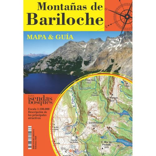 Sendas y Bosques - Mapa y Guía de Montañas de Bariloche 1:100.000