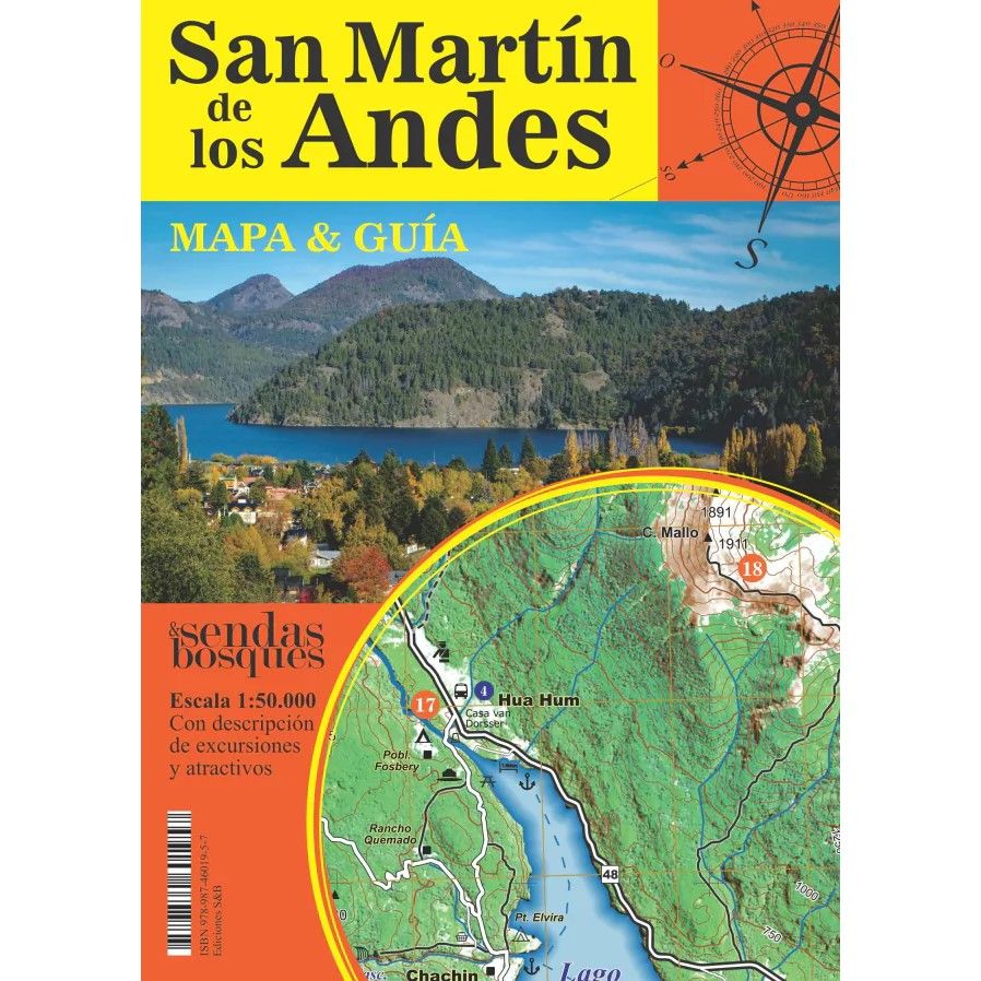Sendas y Bosques - Mapa y Guía San Martín de los Andes 1:50.000